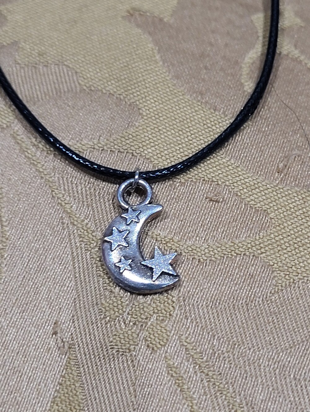 Silver Moon Necklace 18"